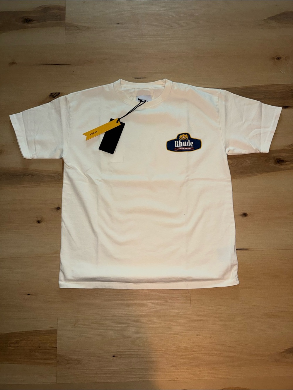 Rhude Racing Crest Tee - Picture 1 of 4
